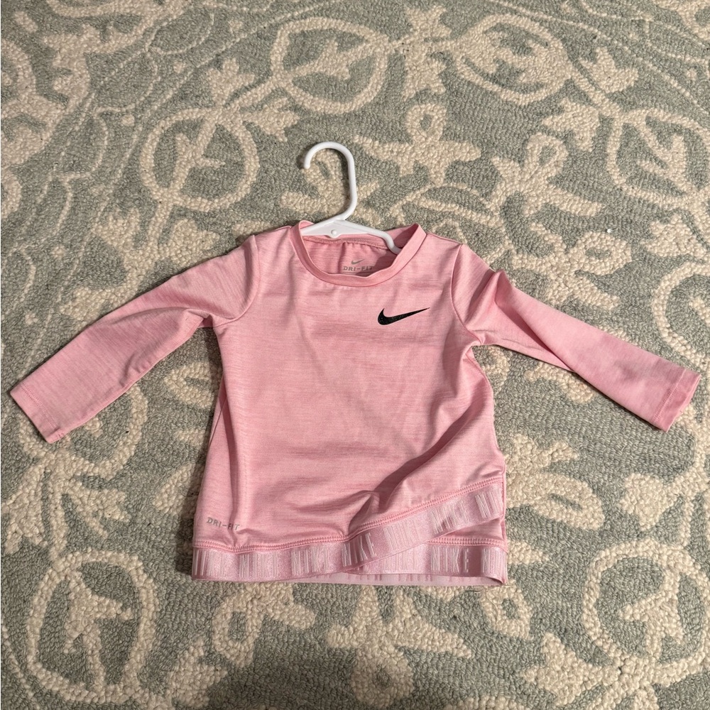 Nike Dri-Fit Light Pink Long Sleeve 12M